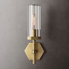 Liam Hexagonal Short Wall Sconce