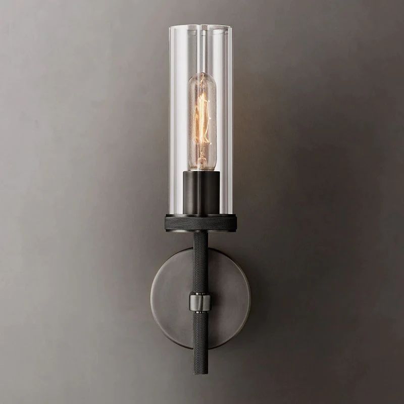 Liam Round Short Wall Sconce