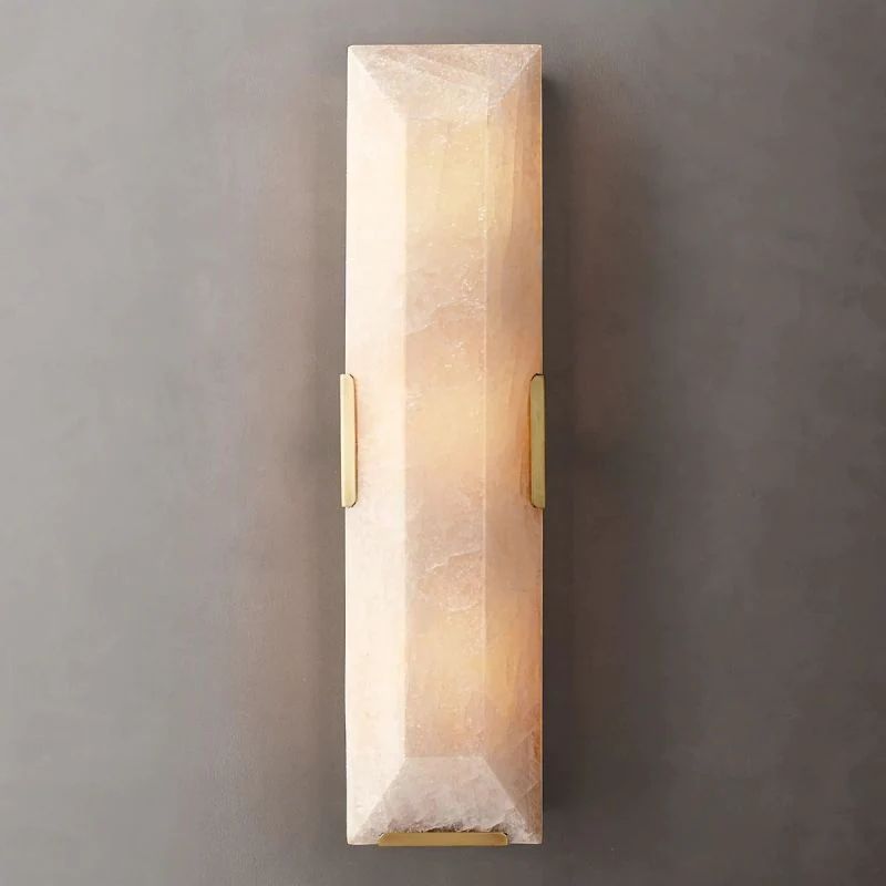 Huxley Calcite Alabaster Linear Sconce