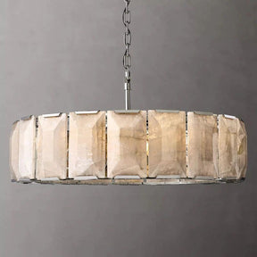 Huxley Calcite Round Chandelier 43"