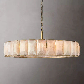 Huxley Calcite Round Chandelier 60"