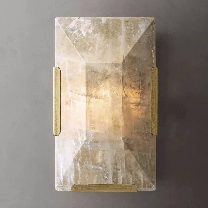 Huxley Calcite Short Wall Sconce