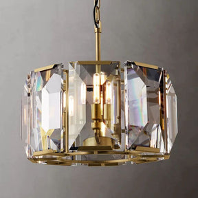 Huxley Crystal Round Chandelier 19"