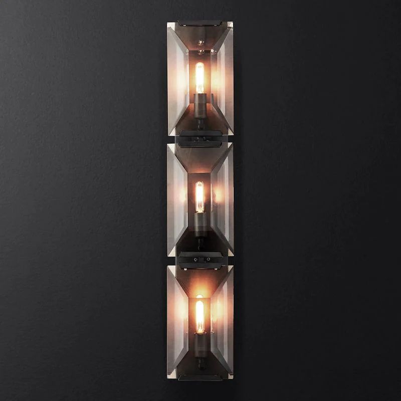 Huxley Crystal Triple Wall Sconce