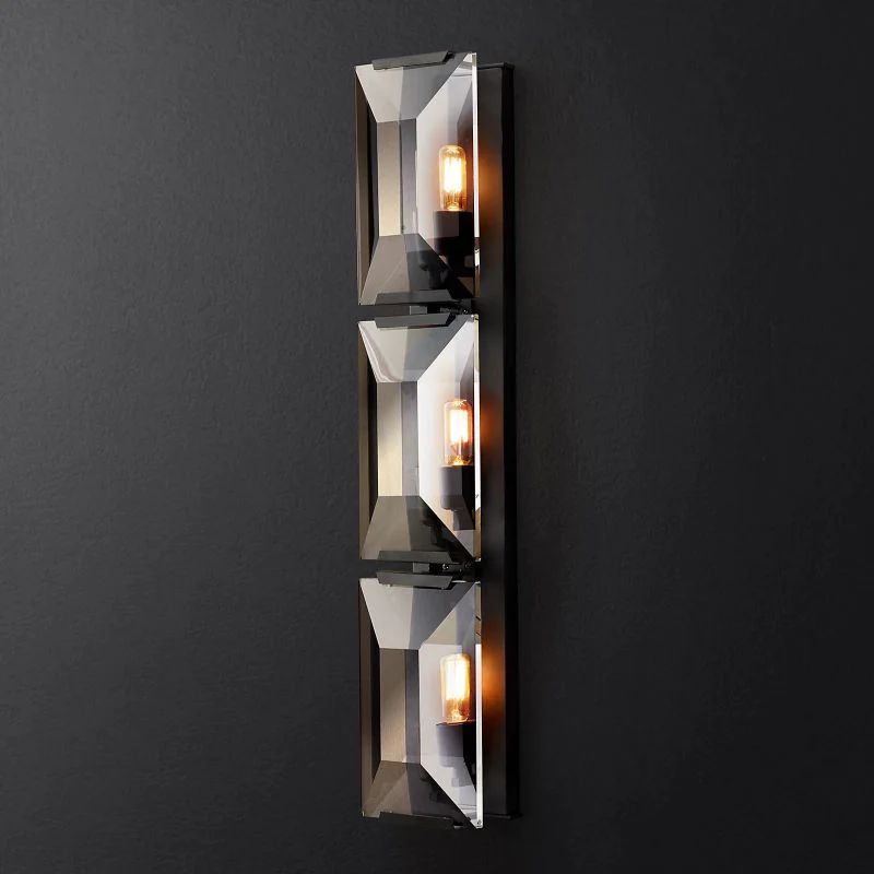 Huxley Crystal Triple Wall Sconce