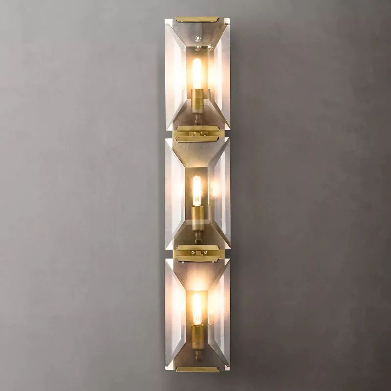 Huxley Crystal Triple Wall Sconce