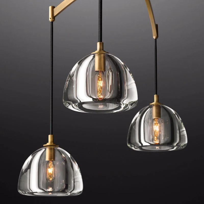 Introduce Hemisphere Linear Chandelier 54''