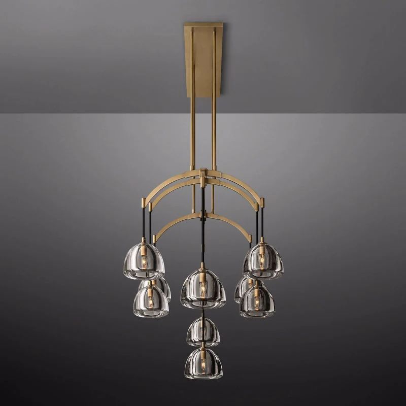 Introduce Hemisphere Linear Chandelier 54''