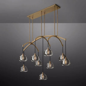 Introduce Hemisphere Linear Chandelier 54''