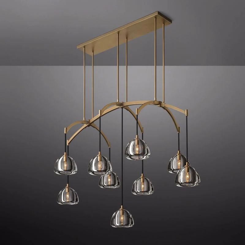 Introduce Hemisphere Linear Chandelier 54''