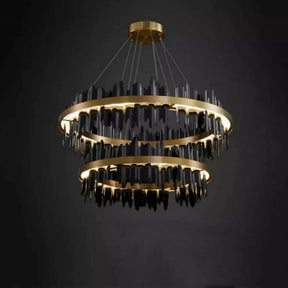 Kieran 2-Tier Modern Round Chandelier