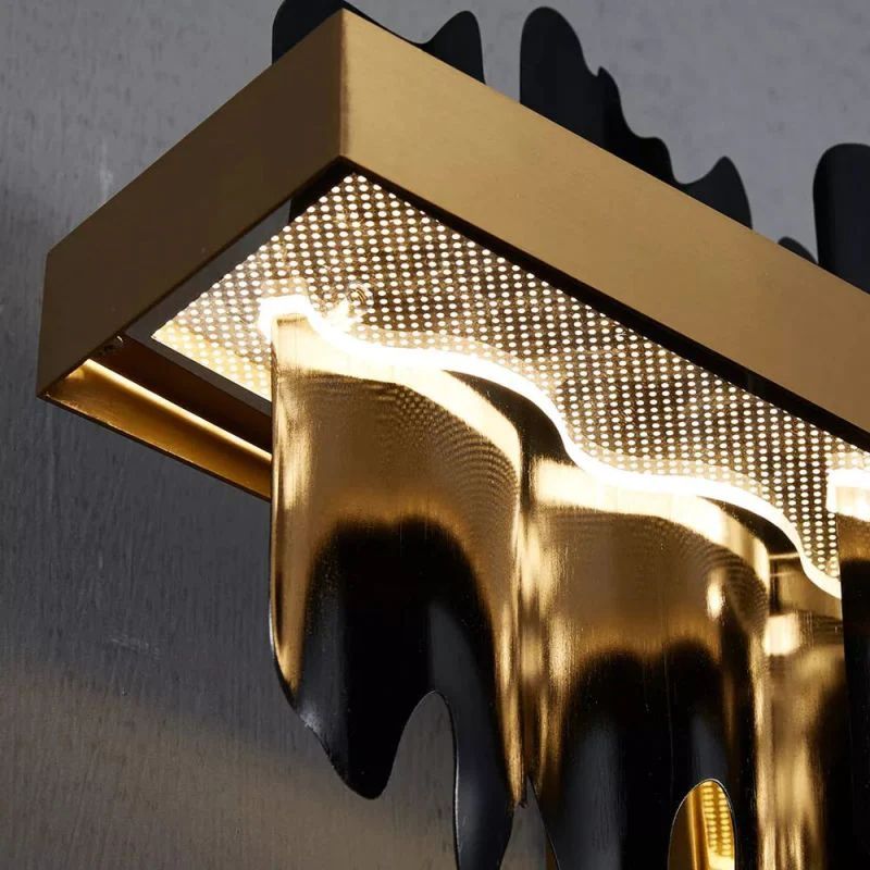 Kieran Modern Sculpture Linear Chandelier