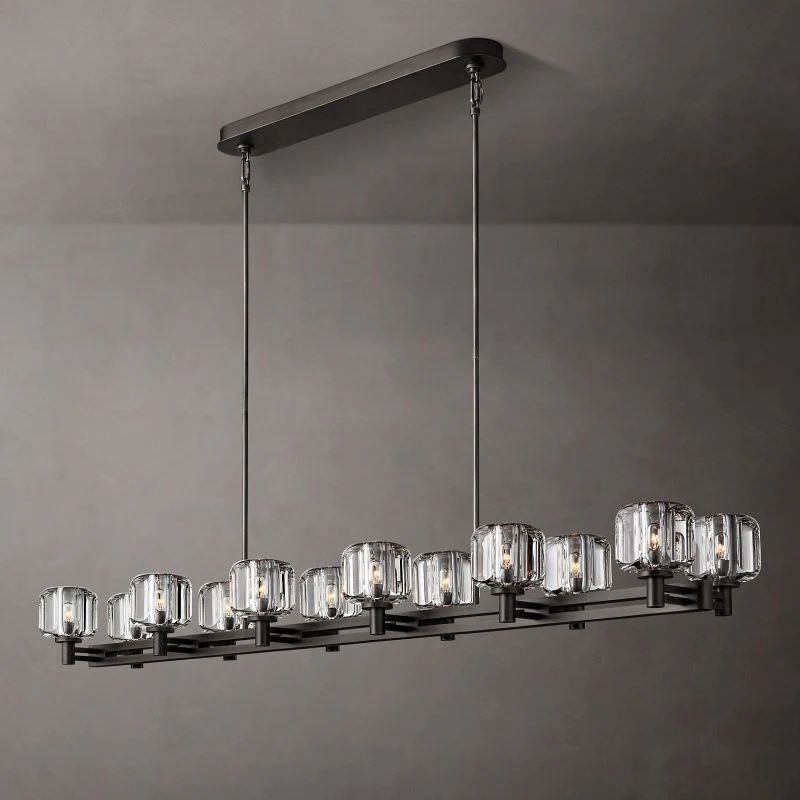 Delano Double Linear Chandelier 72''