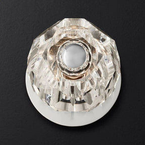 Cristal  Clear Glass Petite Wall Sconce