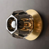 Cristal Smoke Glass Petite Wall Sconce