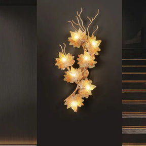 Luminous Maple Wall Sconce