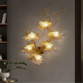 Luminous Maple Wall Sconce