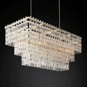 Miranda 3-Tier Rectangle Chandelier 60"