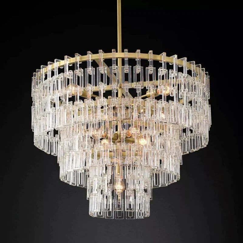 Miranda 3-Tier Round Chandelier 36"