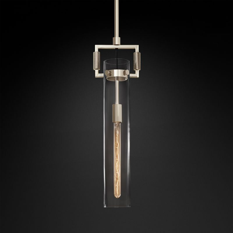 Mechanic Glass Cylinder Pendant