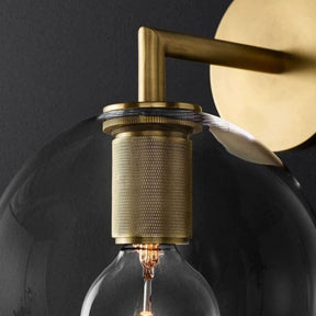 Mechanic Globe Shade Sconce