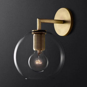 Mechanic Globe Shade Sconce