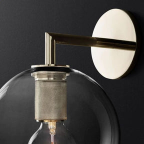 Mechanic Globe Shade Sconce