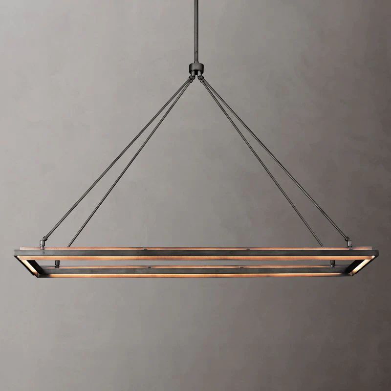 Para Rectangular Chandelier 48"/62"