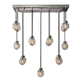 Pearl Rectangle Chandelier 36"