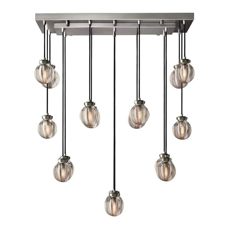 Pearl Rectangle Chandelier 36"