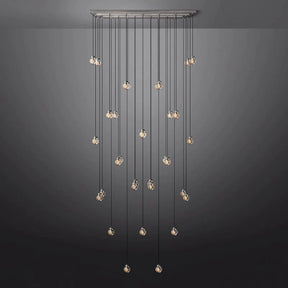 Pearl Rectangle Chandelier 72"