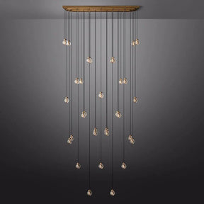 Pearl Rectangle Chandelier 72"