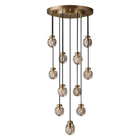 Pearl Round Chandelier 22"