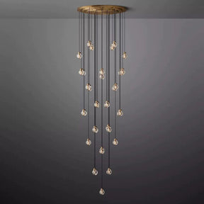 Pearl Round Chandelier 48"