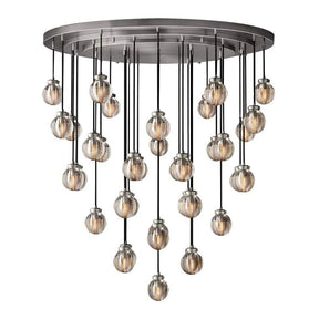 Pearl Round Chandelier 48"