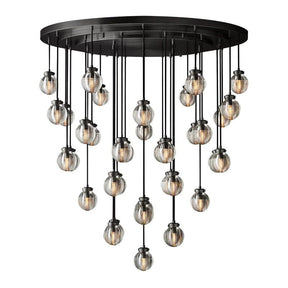 Pearl Round Chandelier 48"