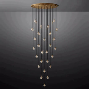 Pearl Round Chandelier 60"