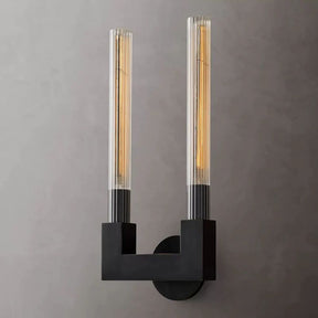 Pridan Glass Double Wall Sconce