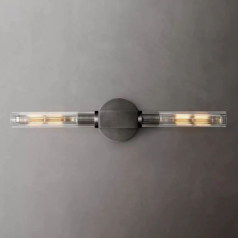 Pridan Glass Linear Wall Sconce