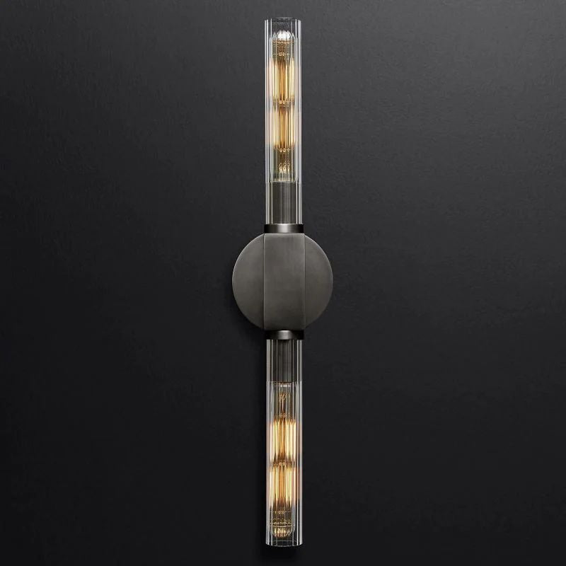 Pridan Glass Linear Wall Sconce