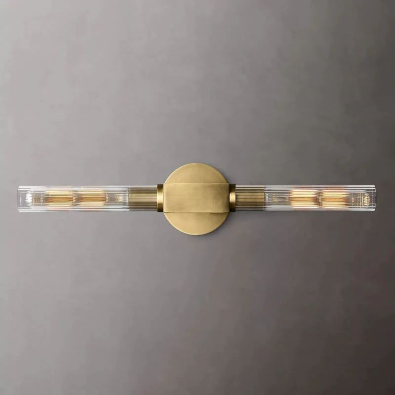 Pridan Glass Linear Wall Sconce