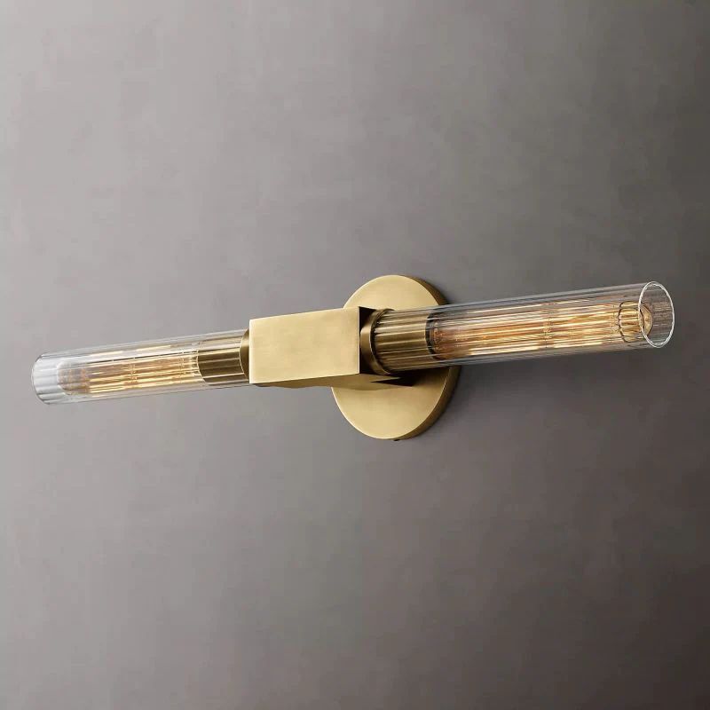 Pridan Glass Linear Wall Sconce