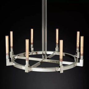 Pridan Glass Round Chandelier 48"