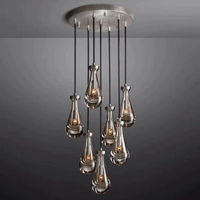 Raindrop Round Chandelier 18"