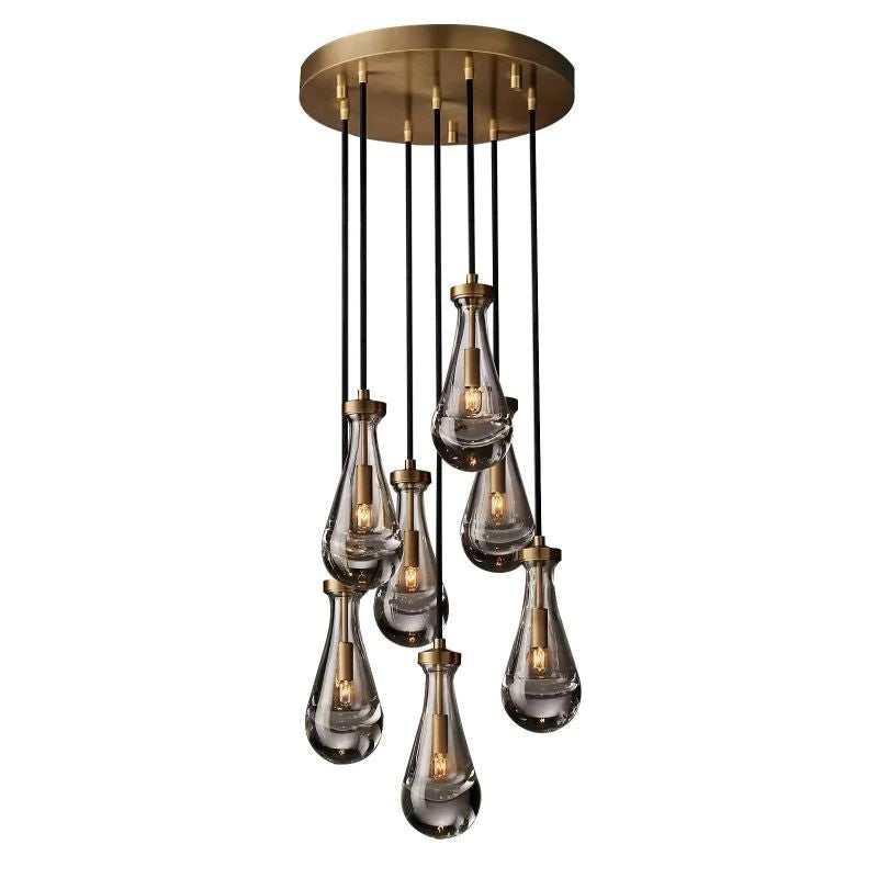 Raindrop Round Chandelier 18"