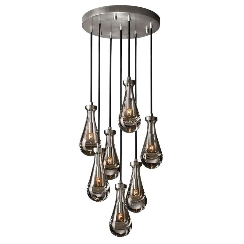 Raindrop Round Chandelier 18"