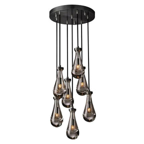 Raindrop Round Chandelier 18"