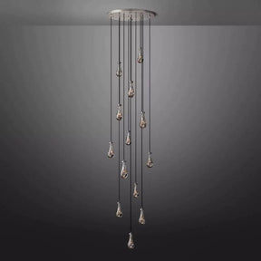 Raindrop Round Chandelier 36"