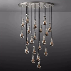 Raindrop Round Chandelier 47"