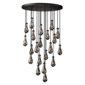 Raindrop Round Chandelier 47"